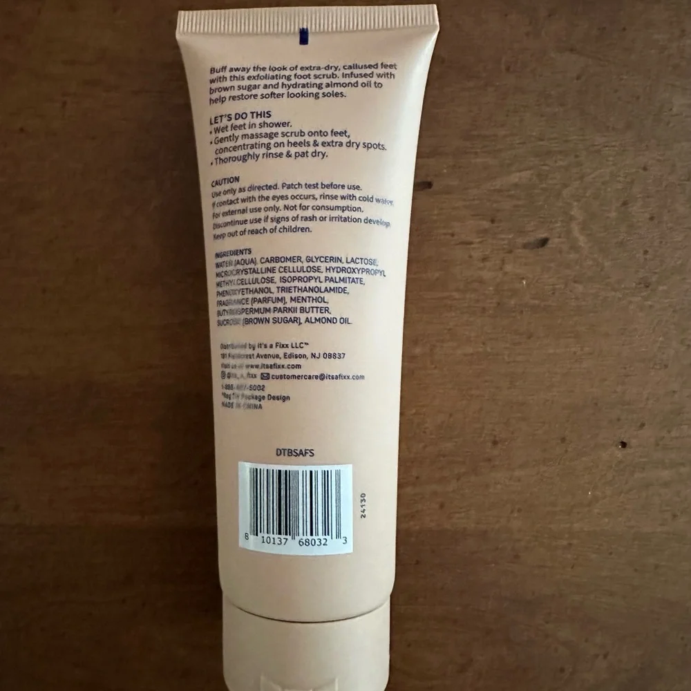 🌵 3/$15 smooth exfoliating foot scrub brown sugar & almond oil (see description)
